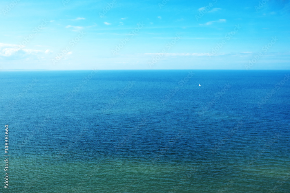 blue sea landscape  background