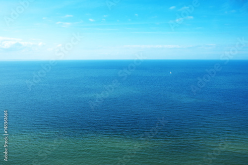 blue sea landscape background