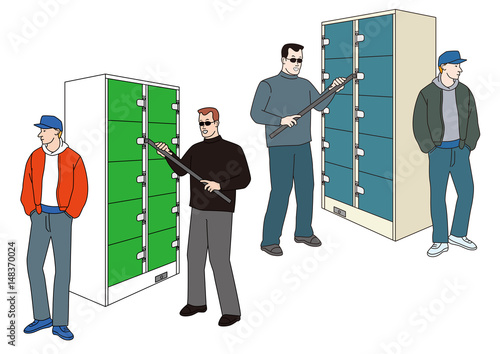 人物イラスト コインロッカー荒らし 悪党 犯罪者 Stock Illustration Adobe Stock 人物イラスト コインロッカー荒らし 悪党 犯罪者 Stock Illustration Adobe Stock