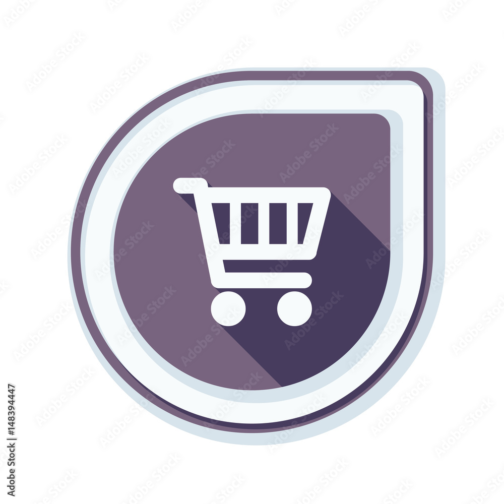 Shopping cart button illustration Shopping cart button illustration