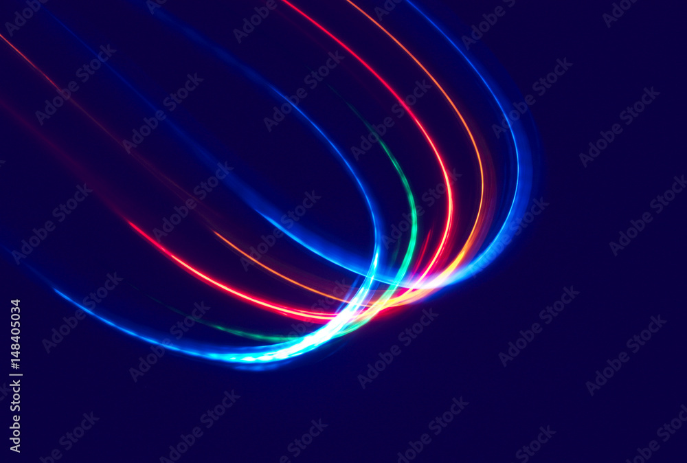 Streaky light patterns from long exposure Streaky light patterns from long exposure