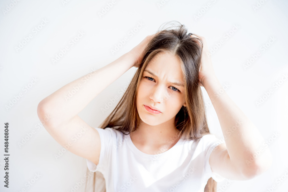 Girl face expressions and emotions Girl face expressions and emotions