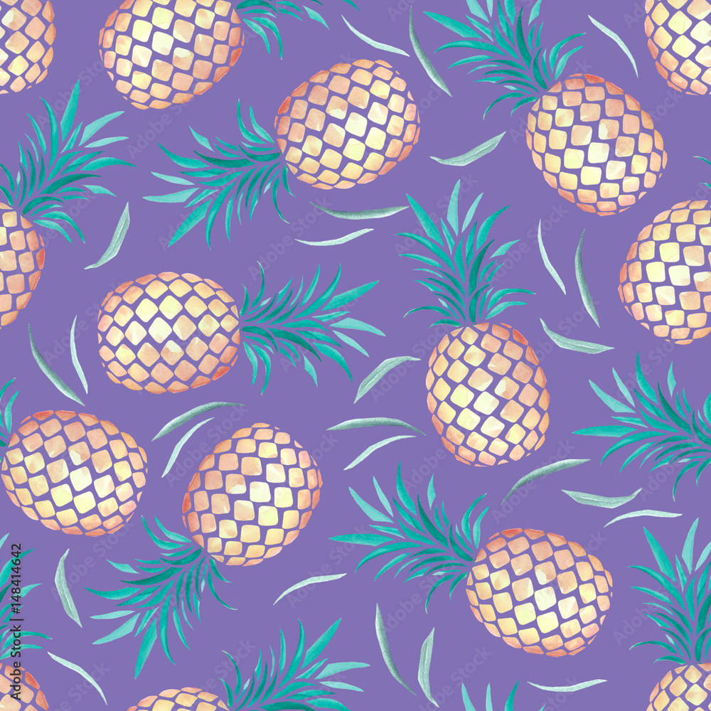 Tropisches Ananas Muster Tropisches Ananas Muster