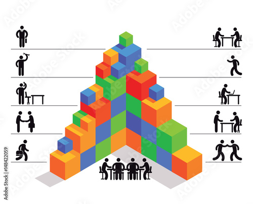 Management Business Icon illustration