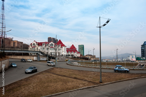 Wallpaper Mural Russia, Vladivostok, April 8: intersection on the highway Torontodigital.ca