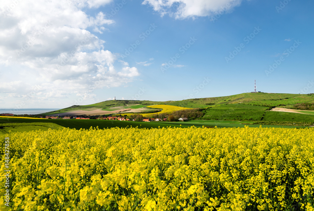 Obraz premium côte d'opale au printemps