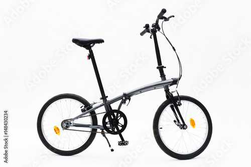 New bike isolated on white background