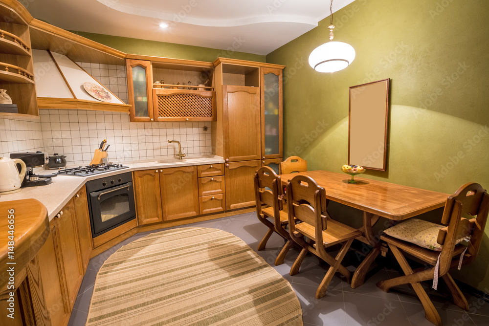 Wood beautiful kitchen interior design Wood beautiful kitchen interior design