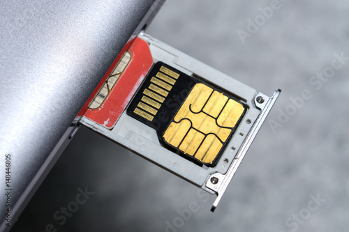 dual slot sim card tray in smartphone.