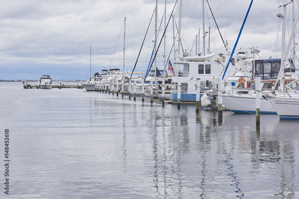 Fototapeta premium docked fishing boats