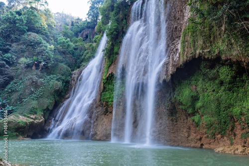 Beautiful waterfall at Thi Lo Su In Thailand