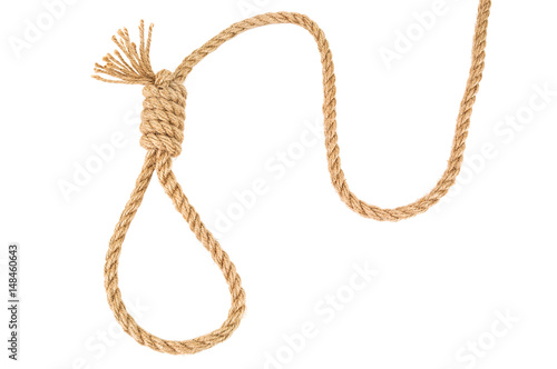Bilde på lerret rope knotted on noose
