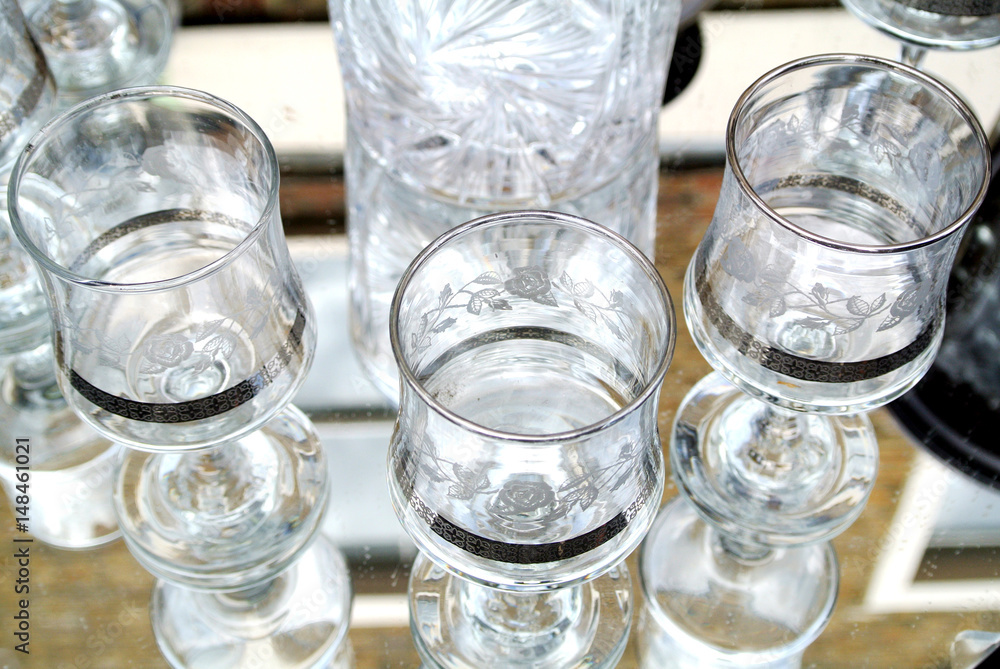 crystal glasses sale display crystal glasses sale display