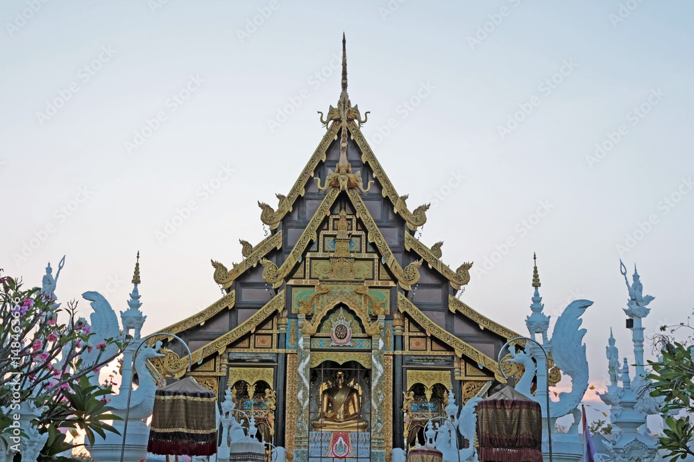 Fototapeta premium Wat Tha Mai temple.Samut Sakhon in Thailand.