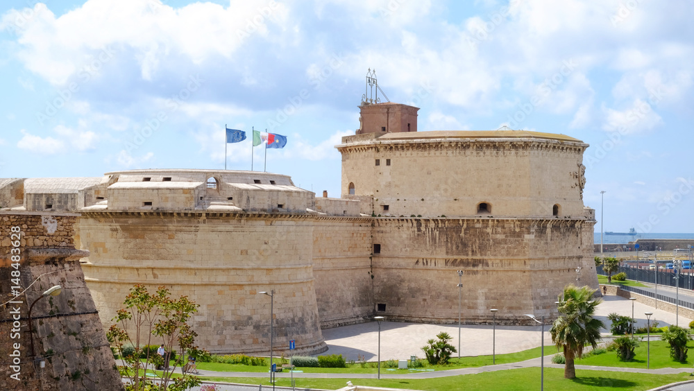 CIVITAVECCHIA, ITALY - APRIL 25, 2017: View on the Fort Michelangelo.