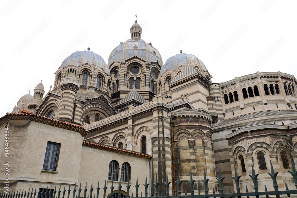 Cathedral of Saint Mary Major in Marseille, France.