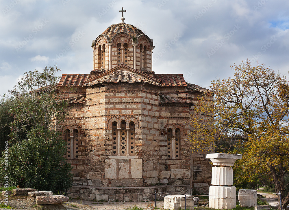 Fototapeta premium Ancient greek church.