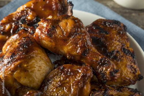 Homemade Spicy Barbecue BBQ Chicken