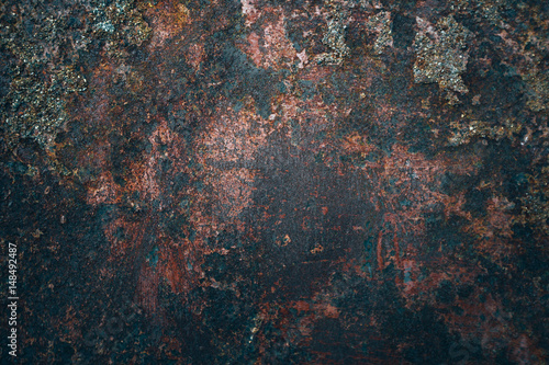 Old metal iron rust texture.