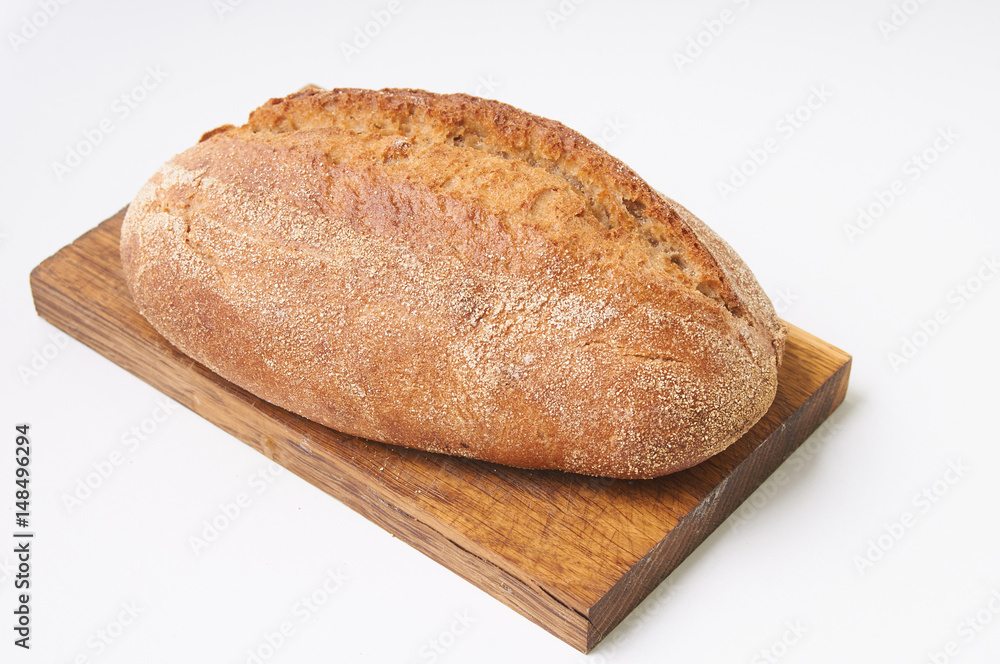 Rye bread isolated