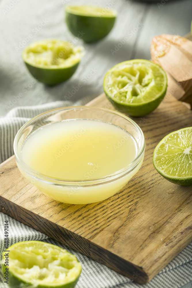 Raw Organic Yellow Lime Juice Raw Organic Yellow Lime Juice