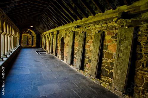 Fotografiet Iona abbey in Scotland