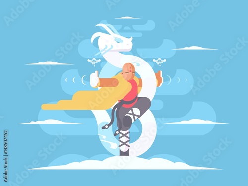 Tibetan monk character