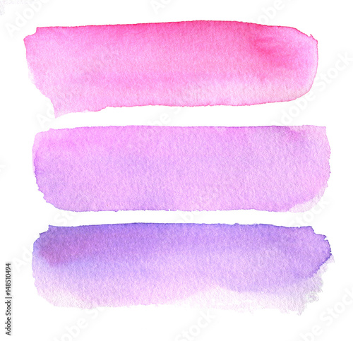 Beautiful watercolor design elements.