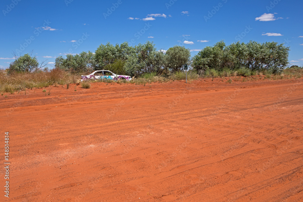 Obraz premium Autowrack am Highway