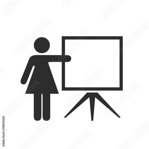 Teacher vector icon