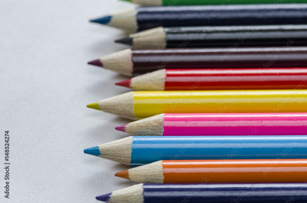 Fototapeta premium Multi-colored pencils