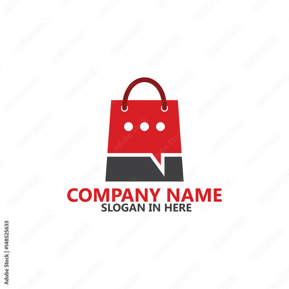 Chat Store App Logo Template Design Chat Store App Logo Template Design