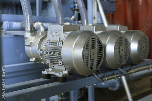 Obraz na płótnie Vacuum pump station