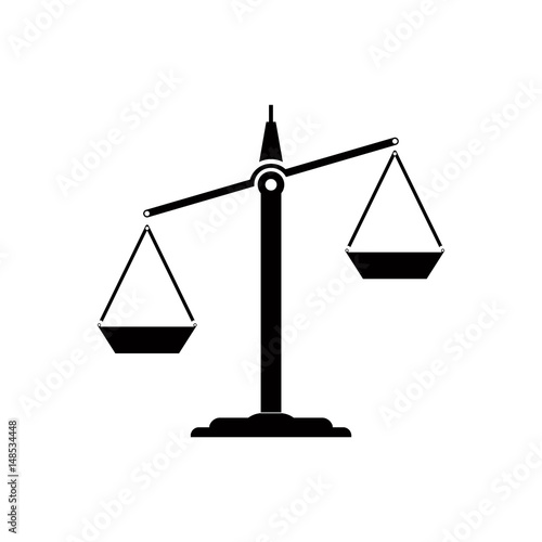 Icon scales sign of balance