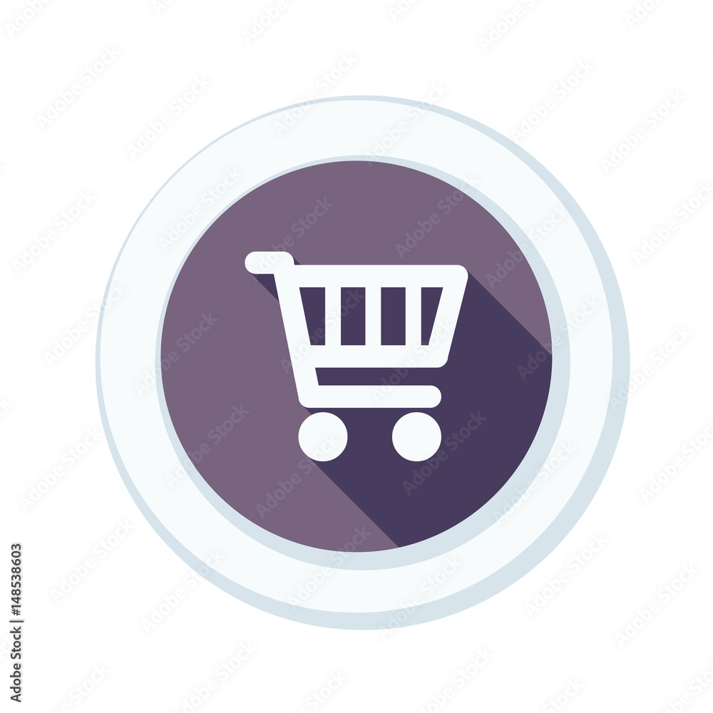 Shopping cart button illustration Shopping cart button illustration