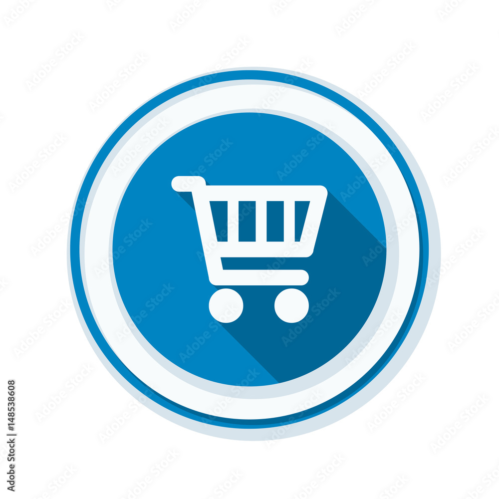 Shopping cart button illustration Shopping cart button illustration