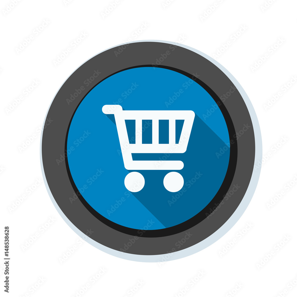 Shopping cart button illustration Shopping cart button illustration