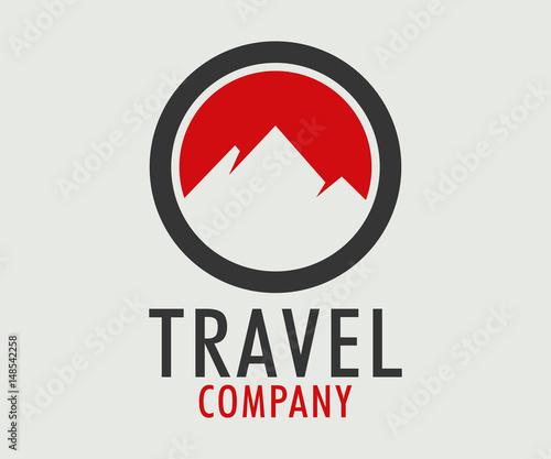 Travel, tourism, holidays and pleasure logo vector design eps 10