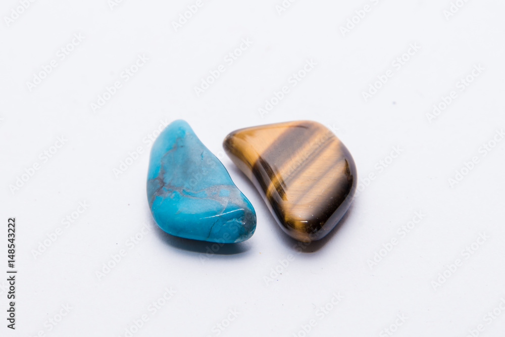 Blue and brown gemstone gem jewel mineral precious shiny Blue and brown gemstone gem jewel mineral precious shiny