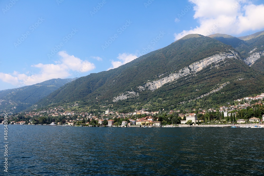 Holidays at Lake Como in summer, Lombardy Italy