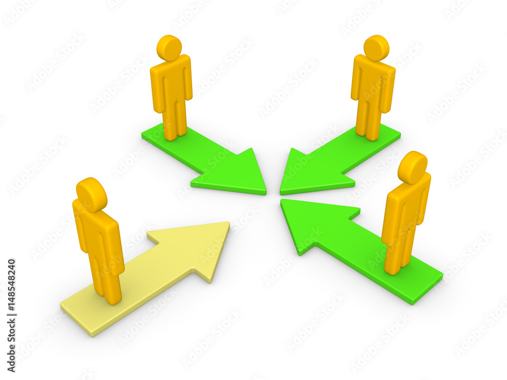 Concept of partnership. 3d render. Concept of partnership. 3d render.