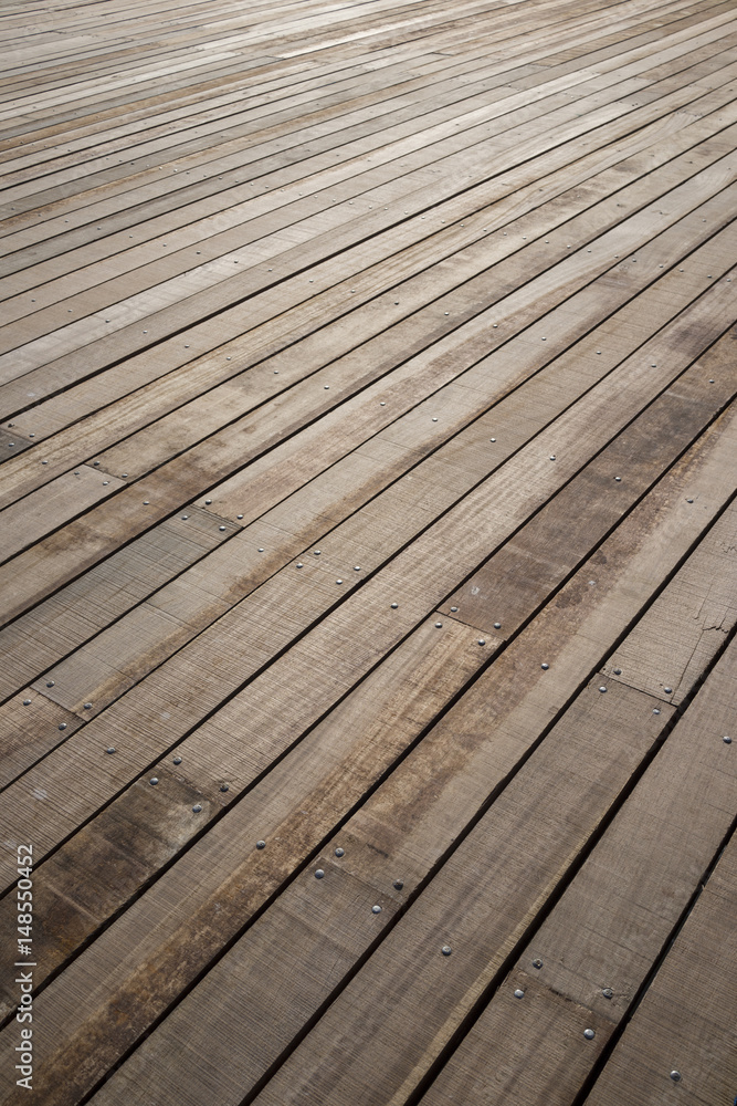 Wood decking. Wood decking.