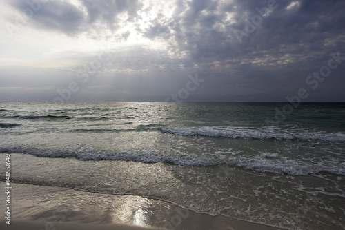 Fototapeta Naklejka Na Ścianę i Meble -  Sunset at tropical beach