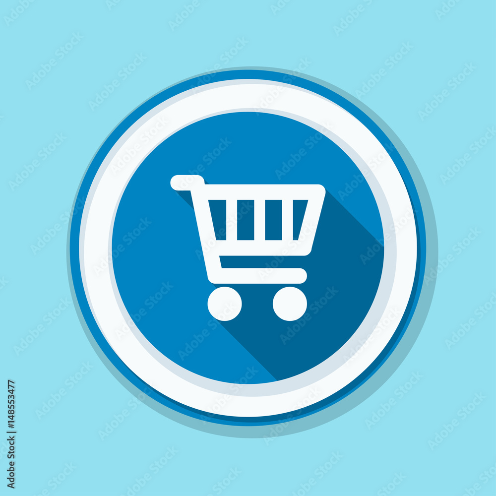 Shopping cart button illustration Shopping cart button illustration