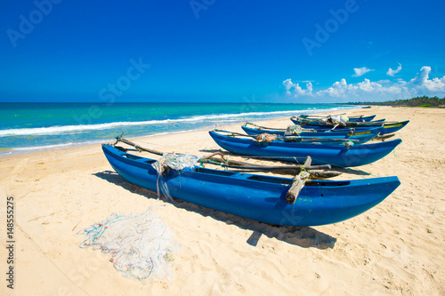 tropical beach in Sri Lanka