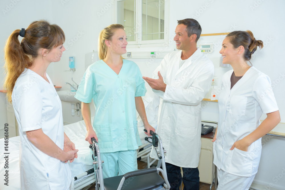 Obraz premium therapy patient standing