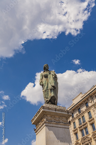 Monument to writer and poet Giuseppe Parini in Milan © BGStock72