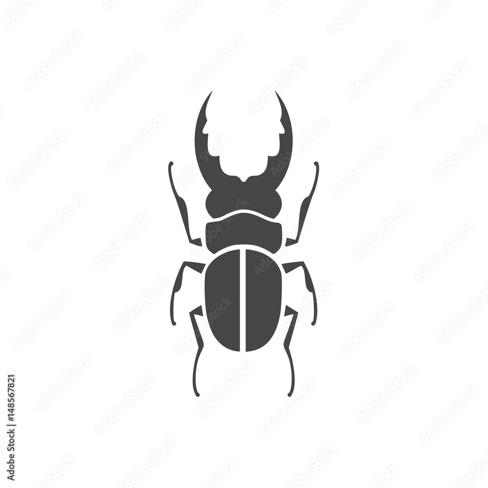 Insect icon silhouette - Illustration Insect icon silhouette - Illustration