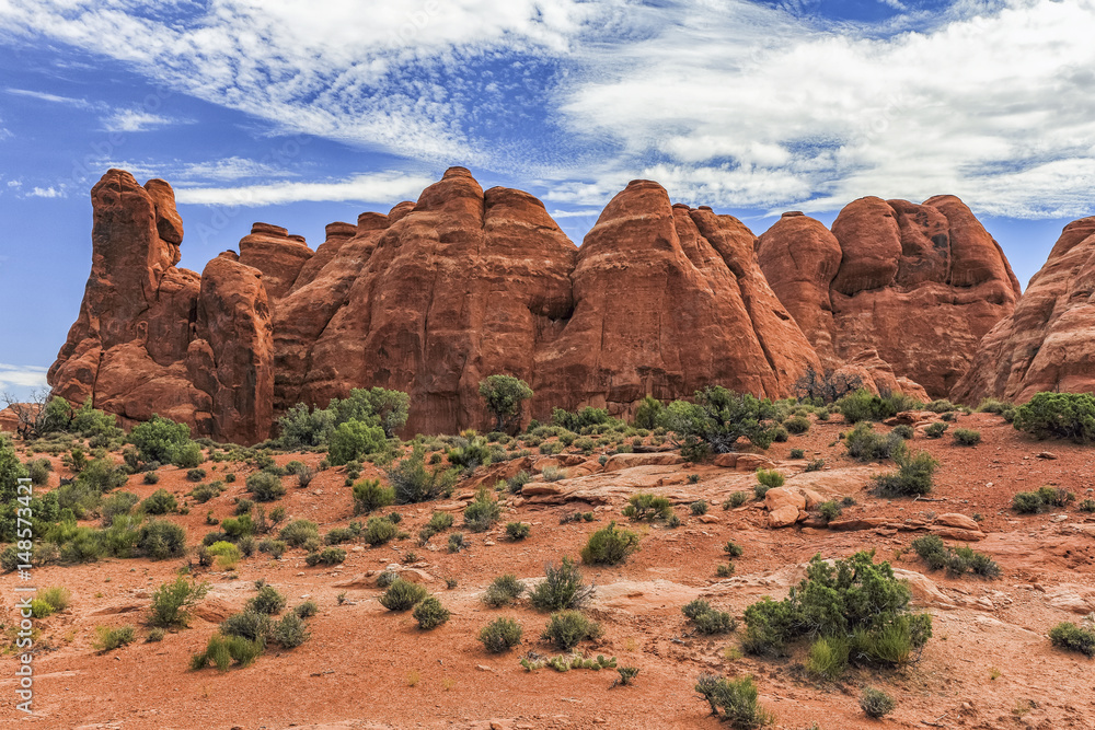Red Rock Formations, Arches National Park, Utah Red Rock Formations, Arches National Park, Utah