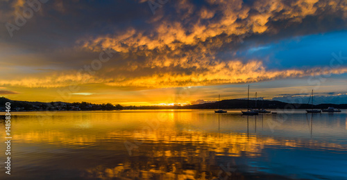 Sunrise Waterscape over the Bay